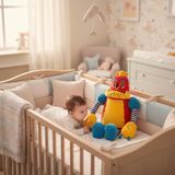 Именная игрушка с метрикой "Робот" 15011904115 фото